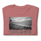 Short-Sleeve Unisex T-Shirt/Earth In B&W/Personalized - Enet Images