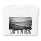 Short-Sleeve Unisex T-Shirt/Earth In B&W/Personalized - Enet Images