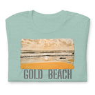 Short-Sleeve Unisex T-Shirt/Gold Beach/Personalized - Enet Images