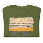 Short-Sleeve Unisex T-Shirt/Gold Beach/Personalized - Enet Images