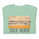 Short-Sleeve Unisex T-Shirt/Gold Beach/Personalized - Enet Images