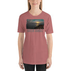 Short-Sleeve Unisex T-Shirt/Green Sunset/Personalized - Enet Images