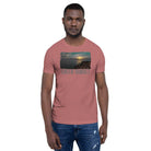 Short-Sleeve Unisex T-Shirt/Green Sunset/Personalized - Enet Images