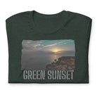 Short-Sleeve Unisex T-Shirt/Green Sunset/Personalized - Enet Images