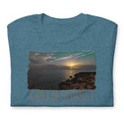 Short-Sleeve Unisex T-Shirt/Green Sunset/Personalized - Enet Images