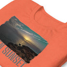 Short-Sleeve Unisex T-Shirt/Green Sunset/Personalized - Enet Images