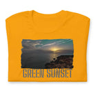 Short-Sleeve Unisex T-Shirt/Green Sunset/Personalized - Enet Images