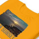 Short-Sleeve Unisex T-Shirt/Green Sunset/Personalized - Enet Images