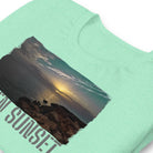 Short-Sleeve Unisex T-Shirt/Green Sunset/Personalized - Enet Images