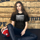 Short-Sleeve Unisex T-Shirt/Jetty Stories B&W/Personalized - Enet Images