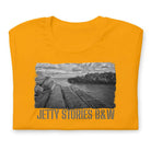 Short-Sleeve Unisex T-Shirt/Jetty Stories B&W/Personalized - Enet Images