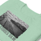 Short-Sleeve Unisex T-Shirt/Jetty Stories B&W/Personalized - Enet Images