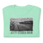 Short-Sleeve Unisex T-Shirt/Jetty Stories B&W/Personalized - Enet Images