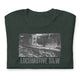 Short-Sleeve Unisex T-Shirt/Locomotive B&W/Personalized - Enet Images