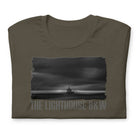 Short-Sleeve Unisex T-Shirt/The Lighthouse B&W/Personalized - Enet Images