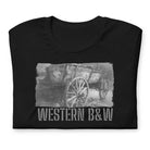 Short-Sleeve Unisex T-Shirt/Western B&W/Personalized - Enet Images