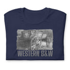 Short-Sleeve Unisex T-Shirt/Western B&W/Personalized - Enet Images