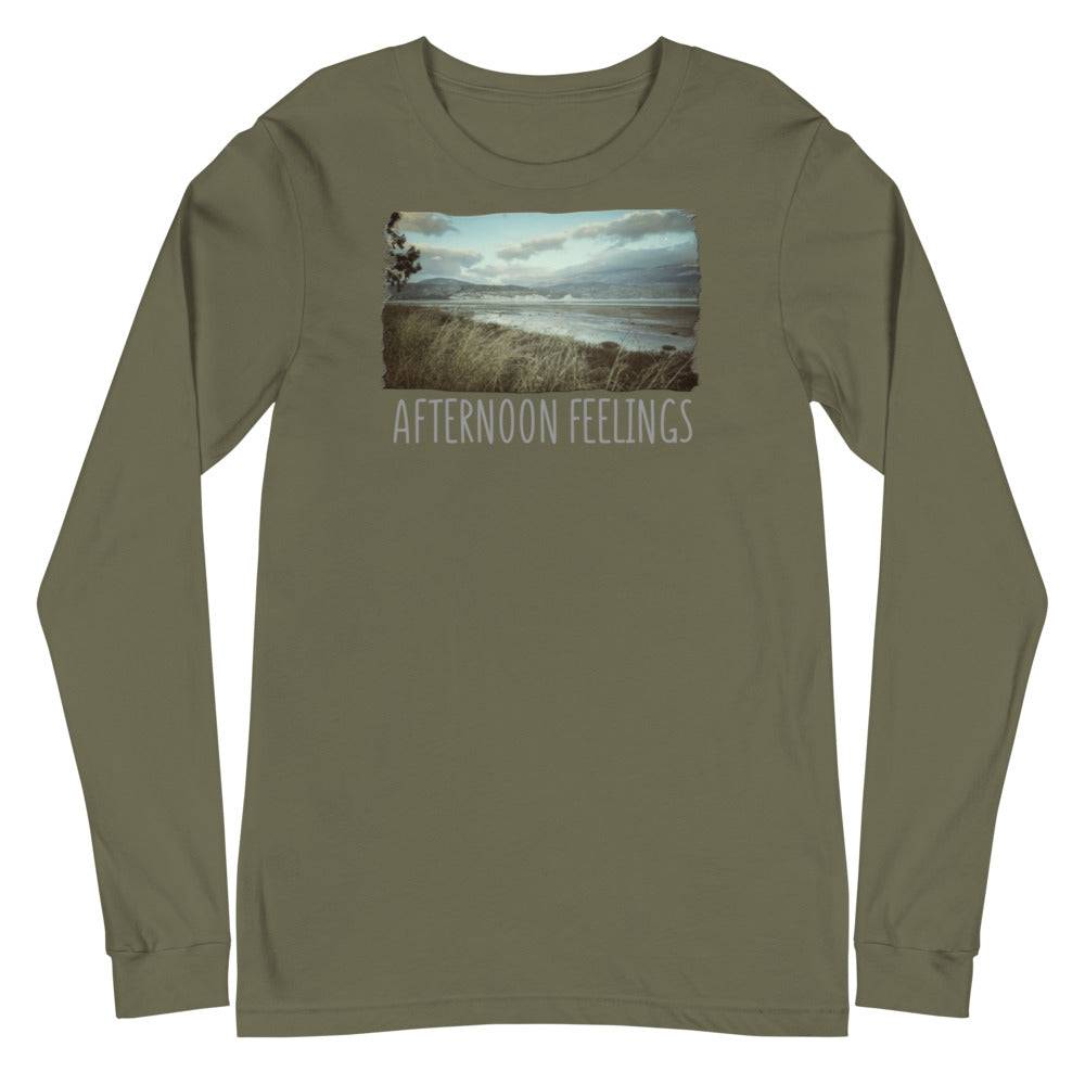 Unisex Long Sleeve Tee/Afternoon Feelings/Personalized - Enet Images