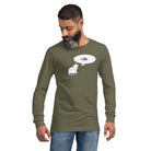 Unisex Long Sleeve Tee/Cat-Fish - Enet Images