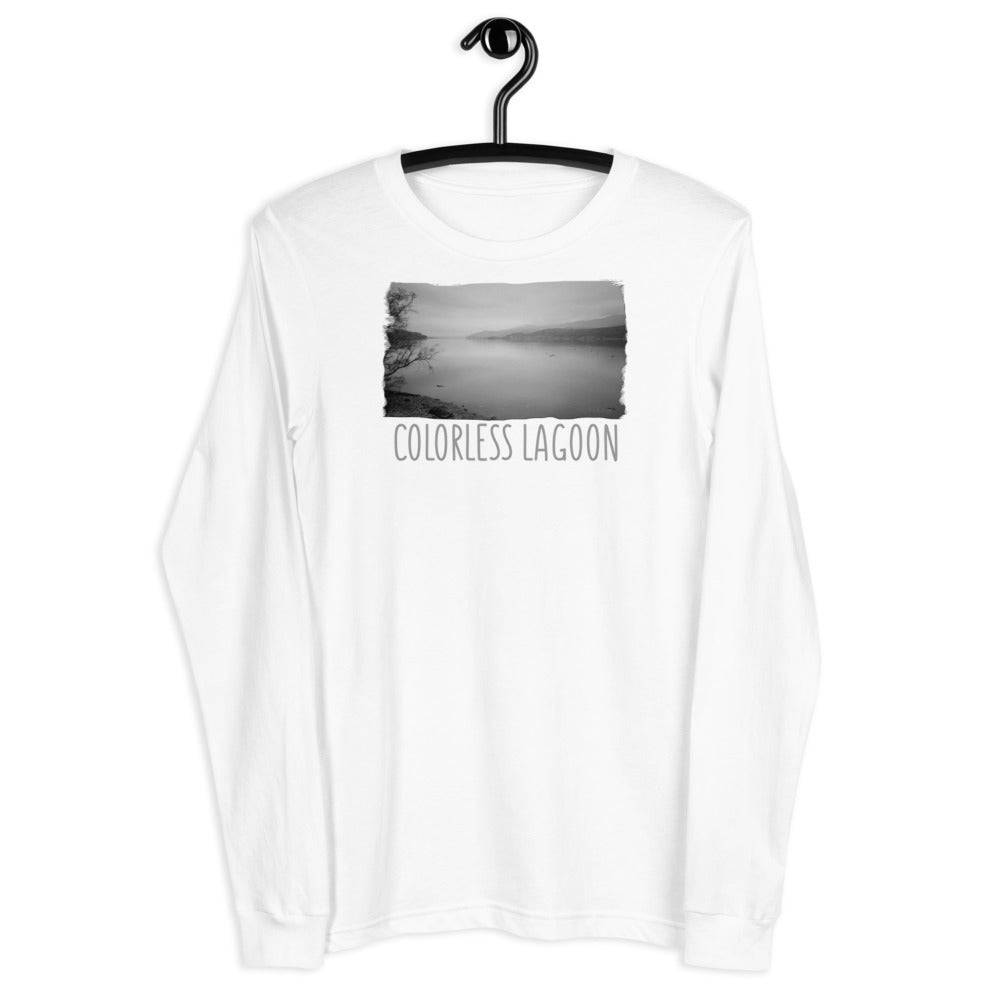 Unisex Long Sleeve Tee/Colorless Laggon/Personalized - Enet Images