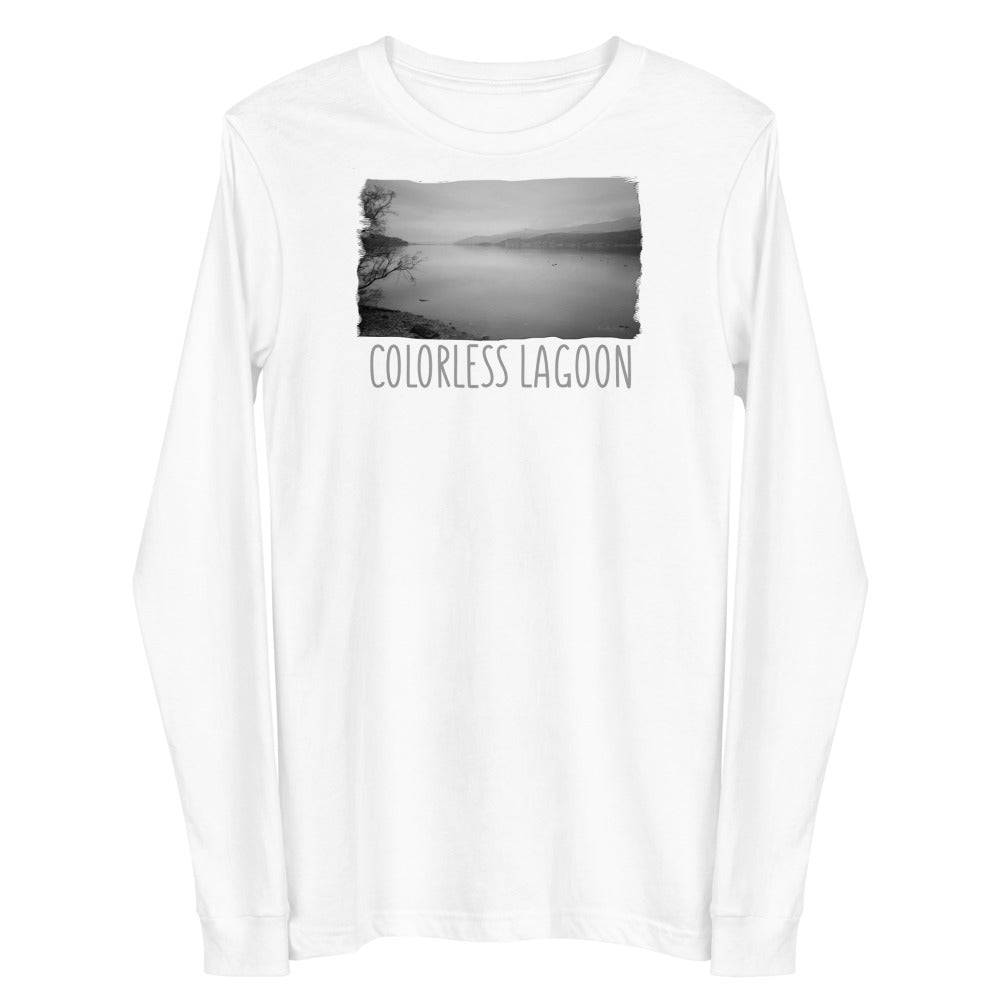 Unisex Long Sleeve Tee/Colorless Laggon/Personalized - Enet Images