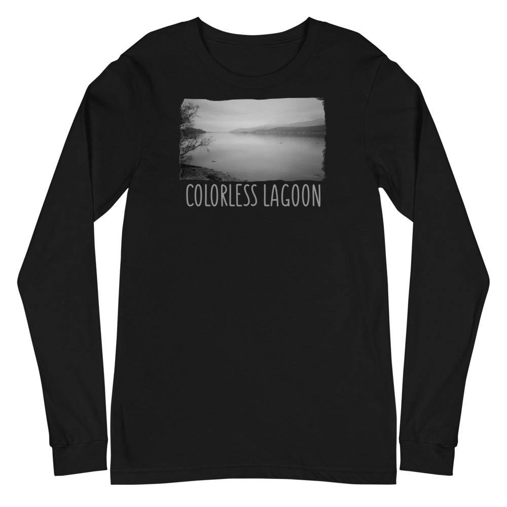 Unisex Long Sleeve Tee/Colorless Laggon/Personalized - Enet Images