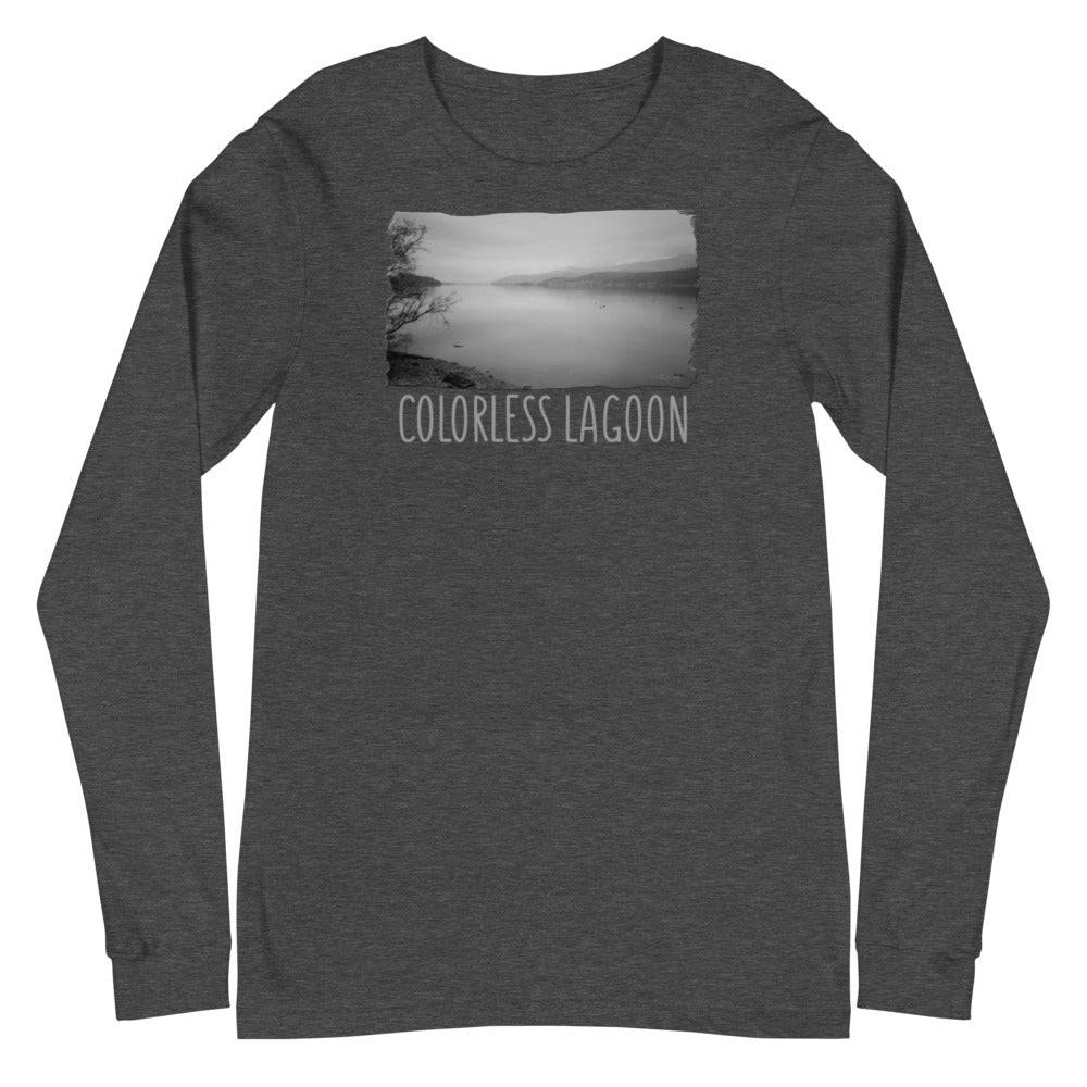 Unisex Long Sleeve Tee/Colorless Laggon/Personalized - Enet Images