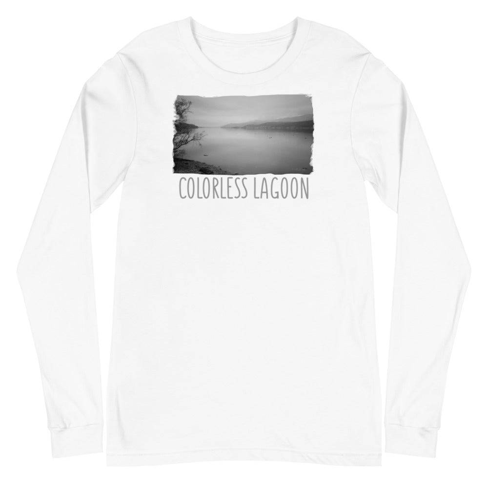 Unisex Long Sleeve Tee/Colorless Laggon/Personalized - Enet Images