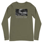 Unisex Long Sleeve Tee/Locomotive B&W/Personalized - Enet Images