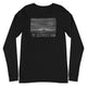 Unisex Long Sleeve Tee/The Lighthouse B&W/Personalized - Enet Images