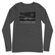 Unisex Long Sleeve Tee/The Lighthouse B&W/Personalized - Enet Images