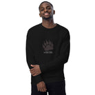 Unisex organic sweatshirt/Bear-Paw-Wild-Life - Enet Images