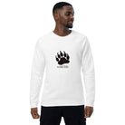 Unisex organic sweatshirt/Bear-Paw-Wild-Life - Enet Images