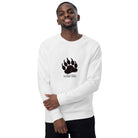 Unisex organic sweatshirt/Bear-Paw-Wild-Life - Enet Images