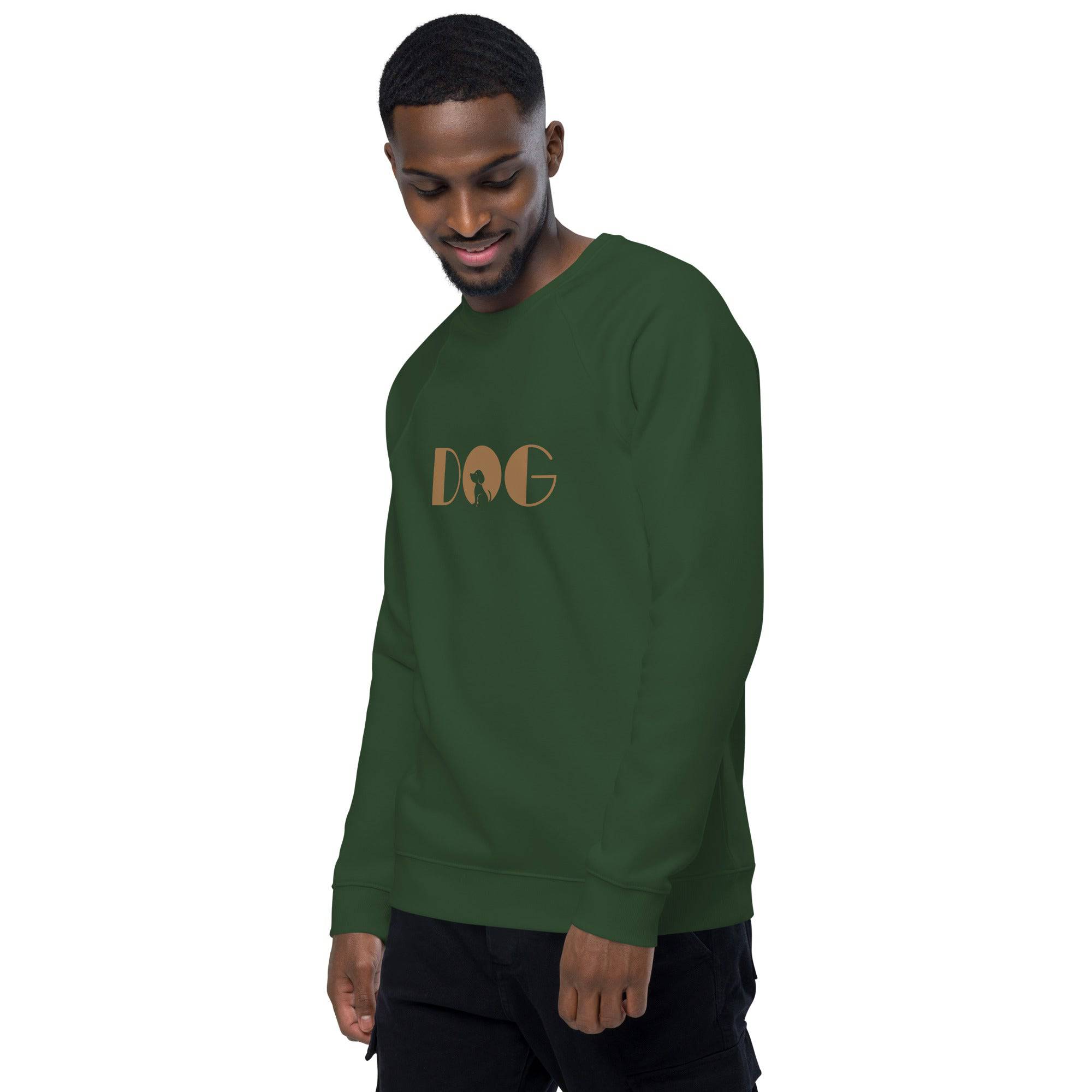 Unisex organic sweatshirt/Dog - Enet Images