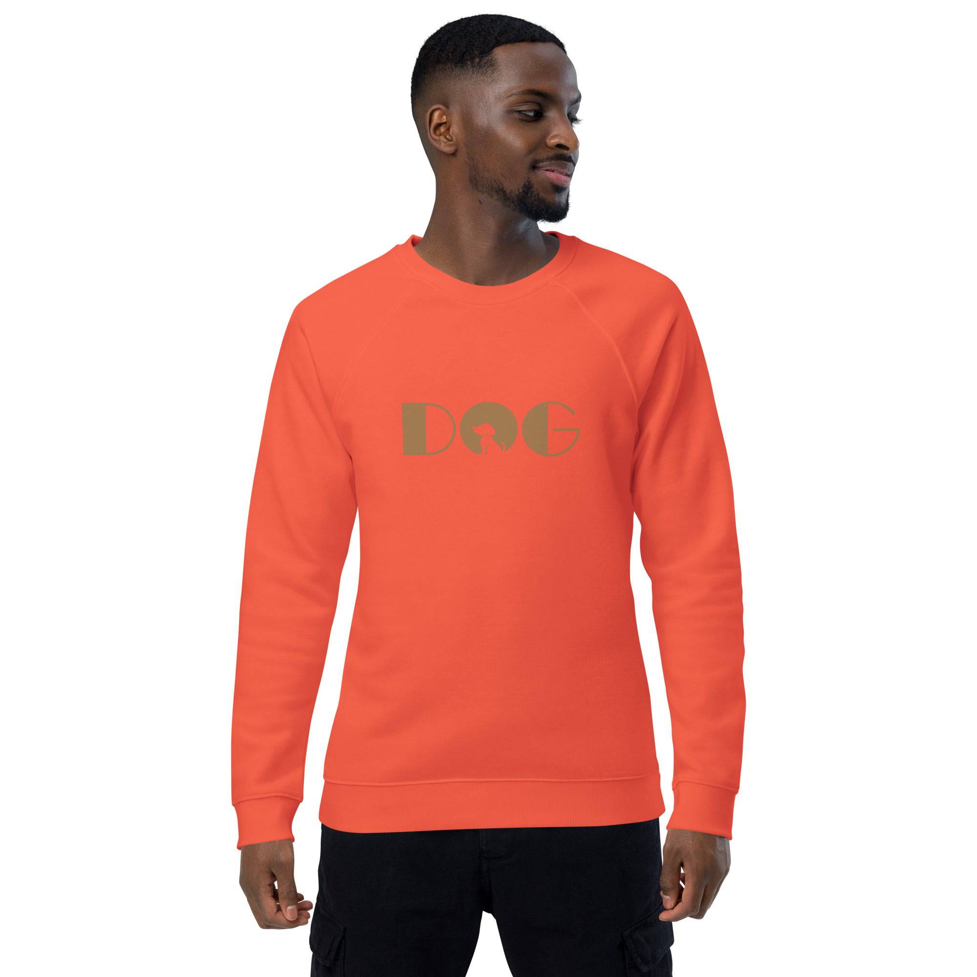 Unisex organic sweatshirt/Dog - Enet Images