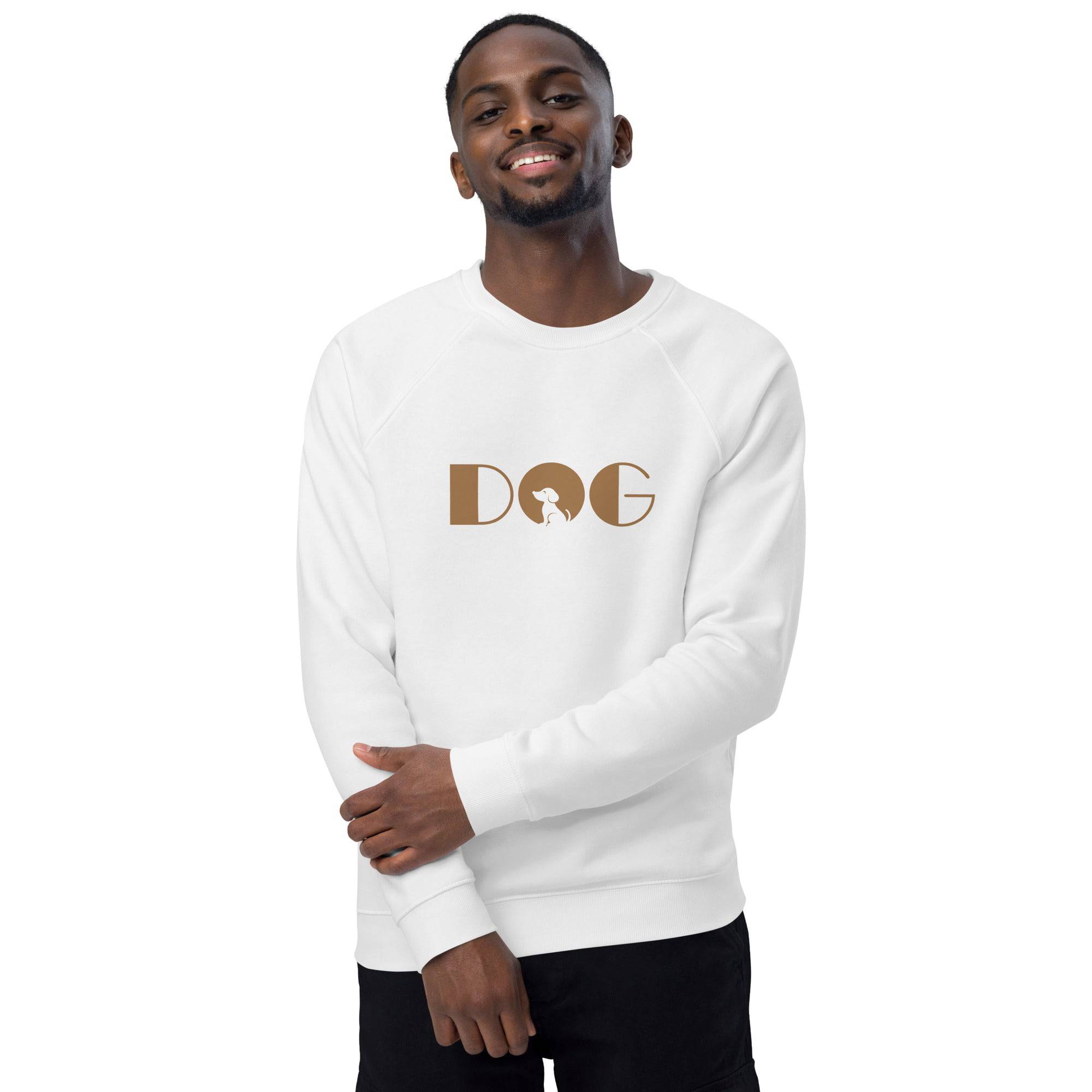 Unisex organic sweatshirt/Dog - Enet Images