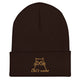 Cuffed Beanie/Cat/Personalized - Enet Images