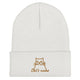 Cuffed Beanie/Cat/Personalized - Enet Images