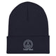 Cuffed Beanie/Peace Your Text/Personalized - Enet Images