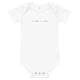 Baby short sleeve one piece/I don't care - Enet Images