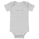 Baby short sleeve one piece/I don't care - Enet Images