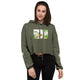 Crop Hoodie/butterfly - Enet Images