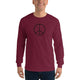 Men’s Long Sleeve Shirt/Peace Black - Enet Images