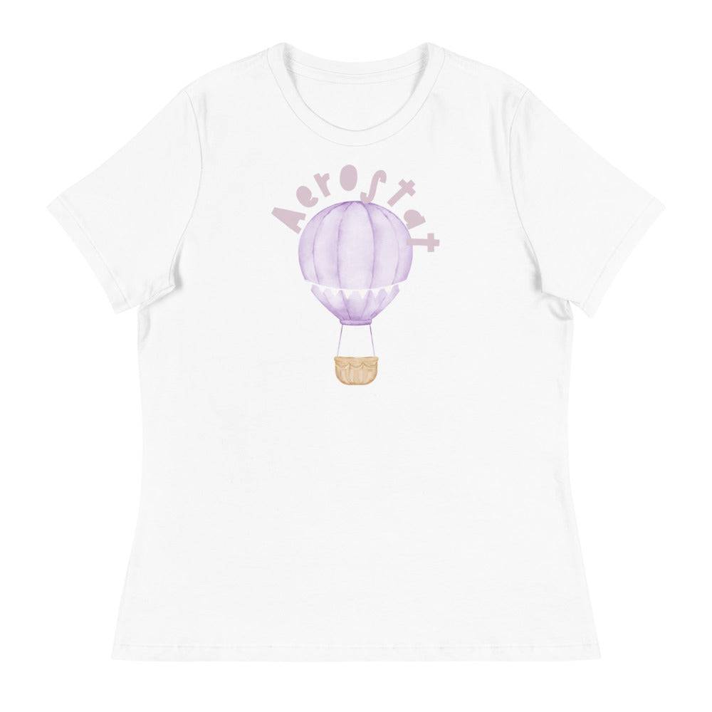 Women's Relaxed T-Shirt/Aerostat Purple - Enet Images