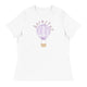 Women's Relaxed T-Shirt/Aerostat Purple - Enet Images