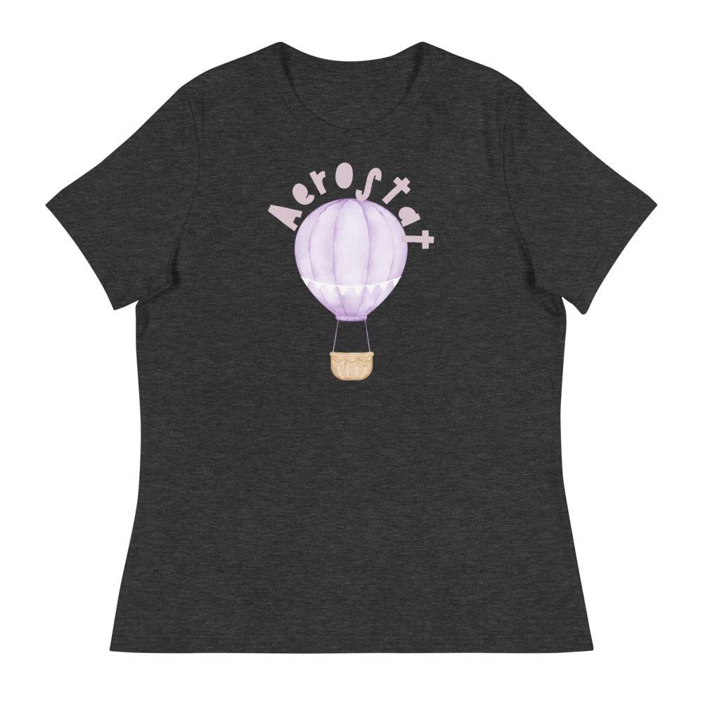 Women's Relaxed T-Shirt/Aerostat Purple - Enet Images