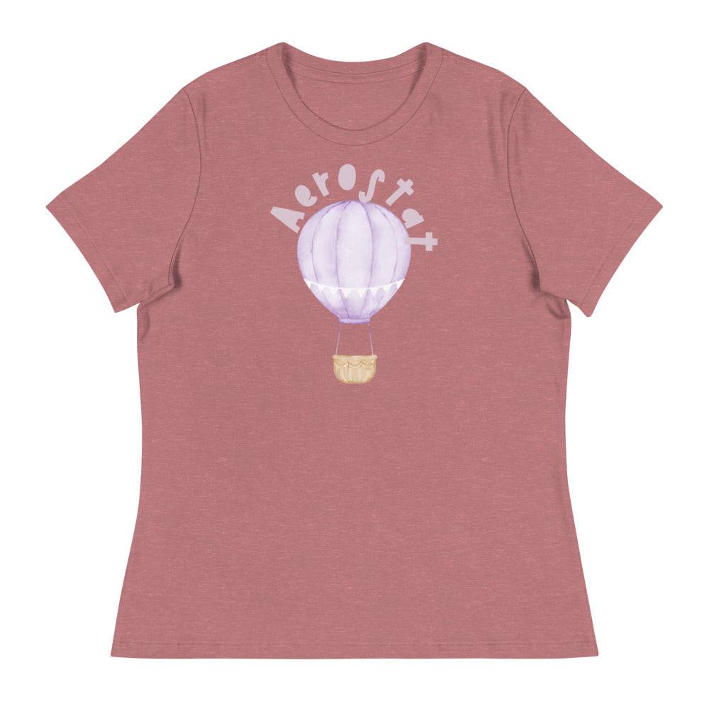 Women's Relaxed T-Shirt/Aerostat Purple - Enet Images