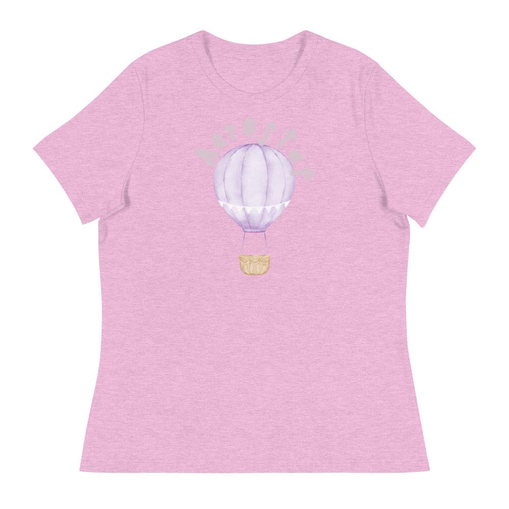 Women's Relaxed T-Shirt/Aerostat Purple - Enet Images