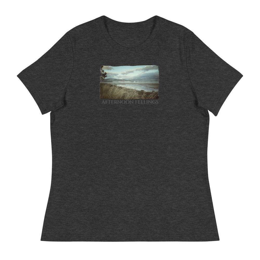 Women's Relaxed T-Shirt/Afternoon Feelings/Personalized - Enet Images